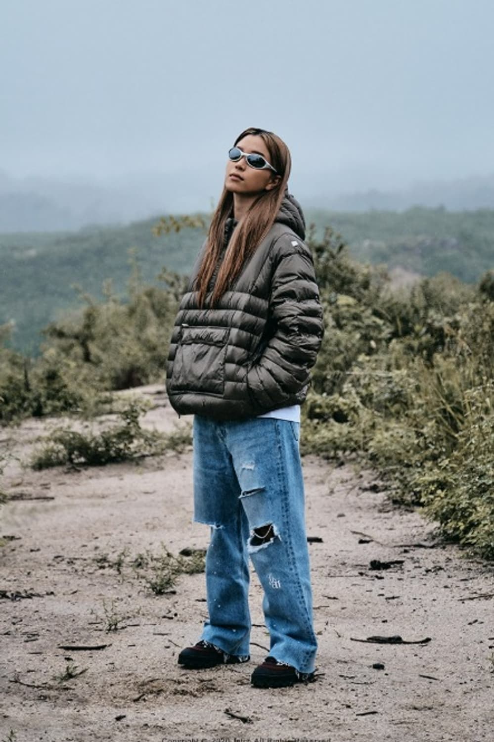 FETCH Polish Goose Ghost Anorak Checker  상품이미지5