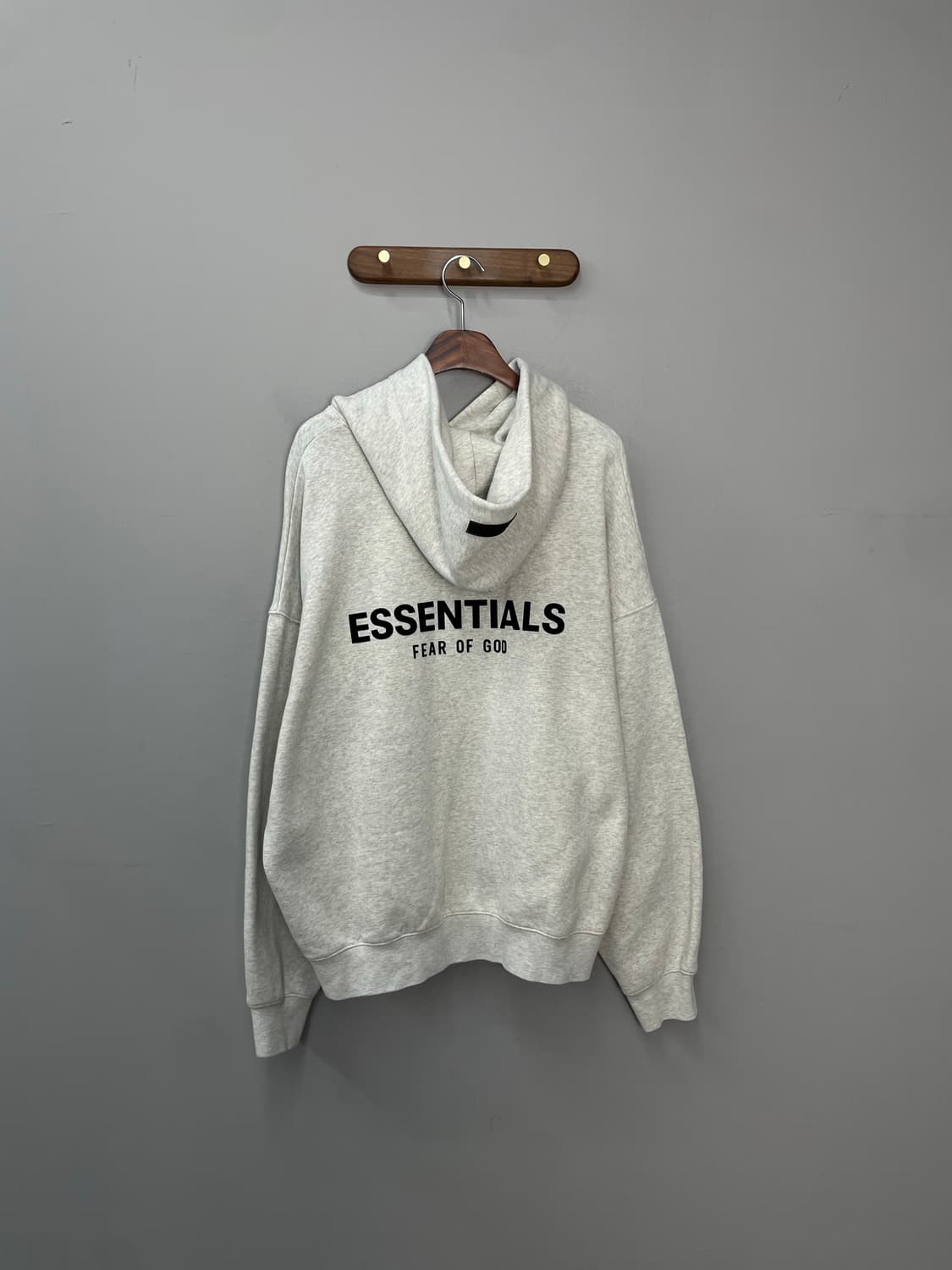 에센셜 백로고 기모 후드티 H1827 상품이미지5