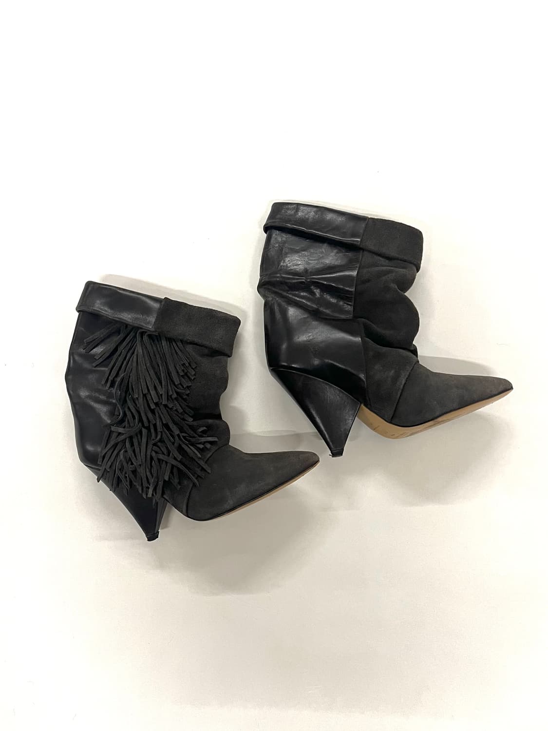 이자벨마랑 H&M 프린지 레더 부츠 상품이미지4