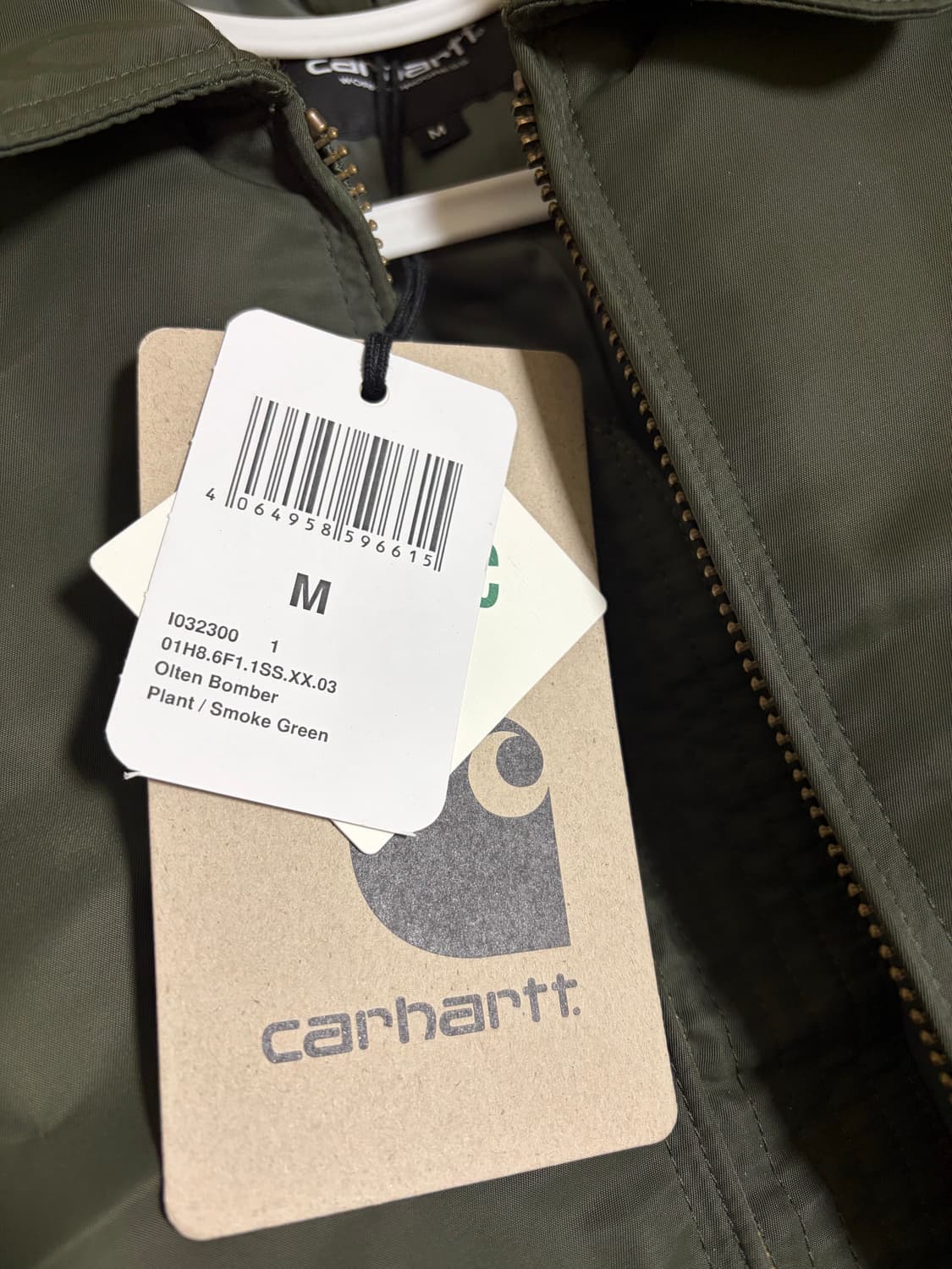 CARHARTT WIP OLTEN BOMBER M 새 상품 상품이미지5