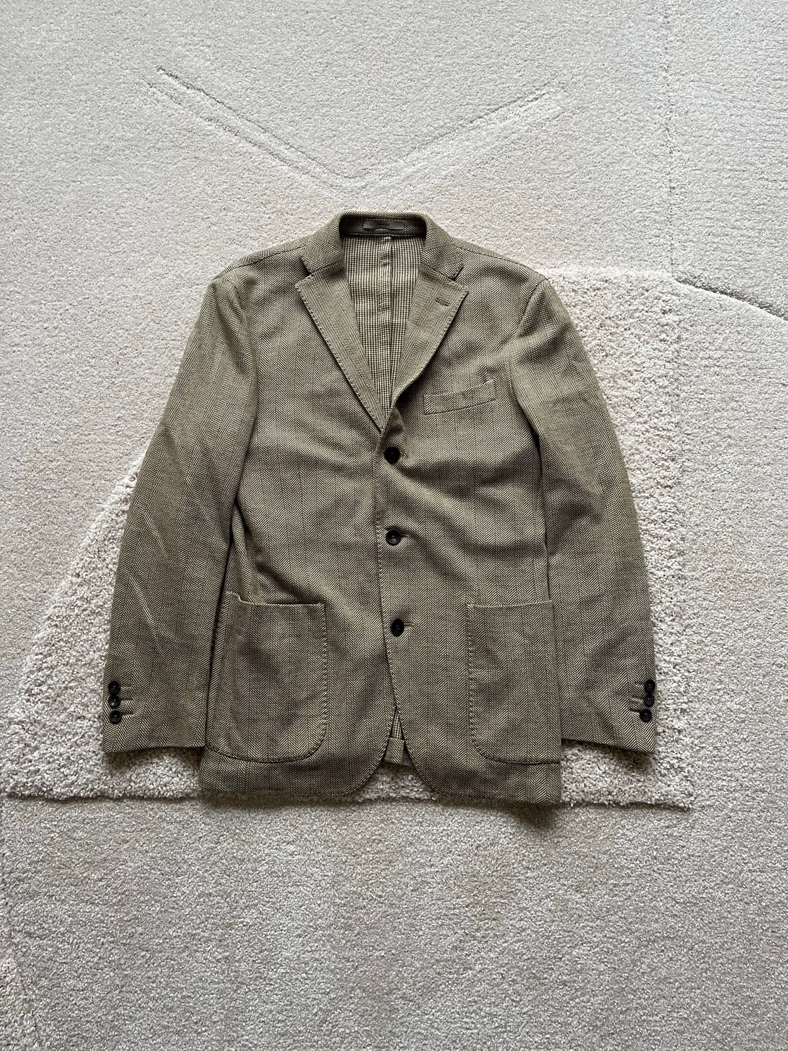 볼리올리 헤링본 테일러드 자켓 (100-103) 상품이미지2