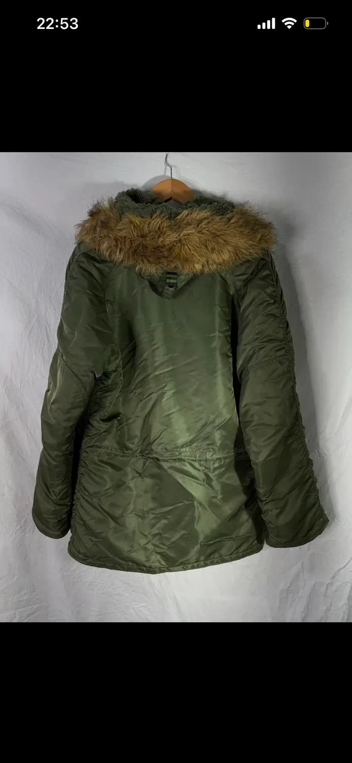 알파인더스트리 카키 야상 패딩 자켓 s 상품이미지10