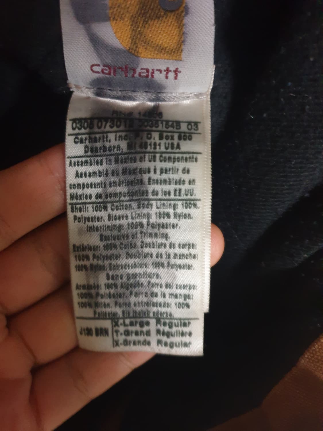 칼하트 j130 브라운 상품이미지8