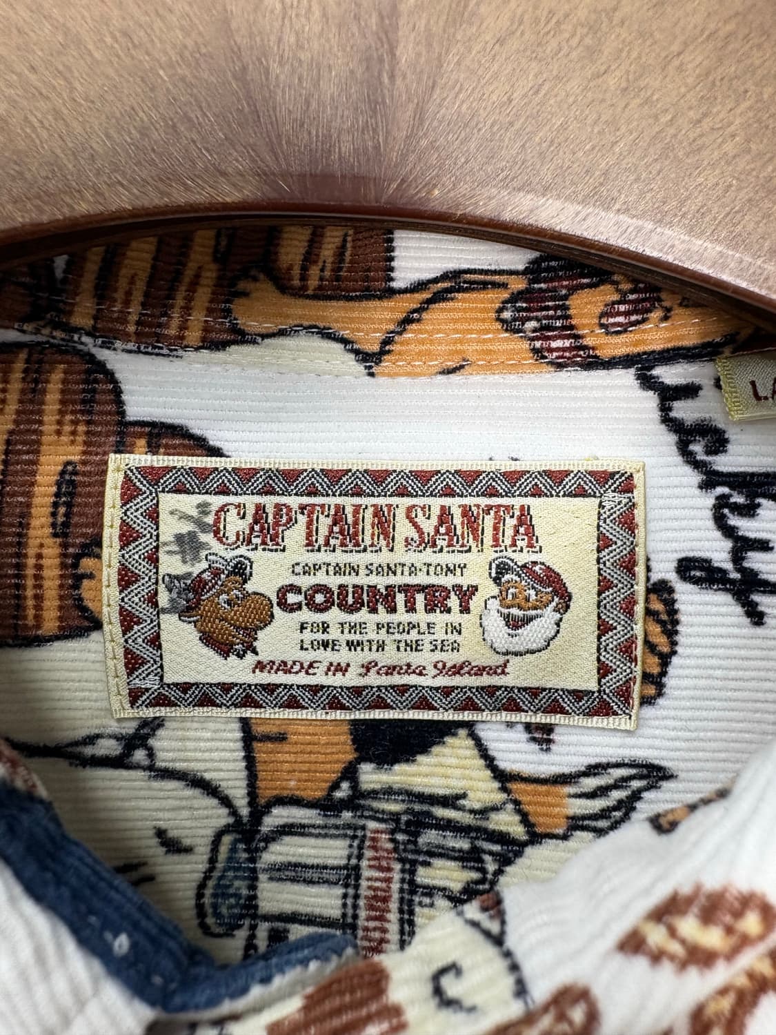 캡틴산타 패턴 코듀로이 버튼다운 셔츠 A3068 상품이미지6