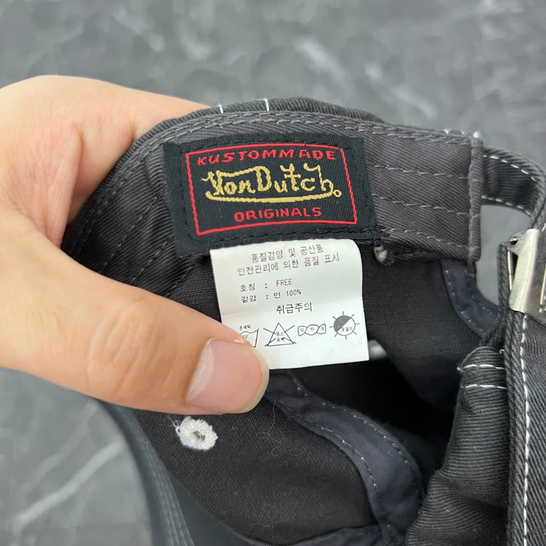 본더치 로고 볼캡 블랙 상품이미지5