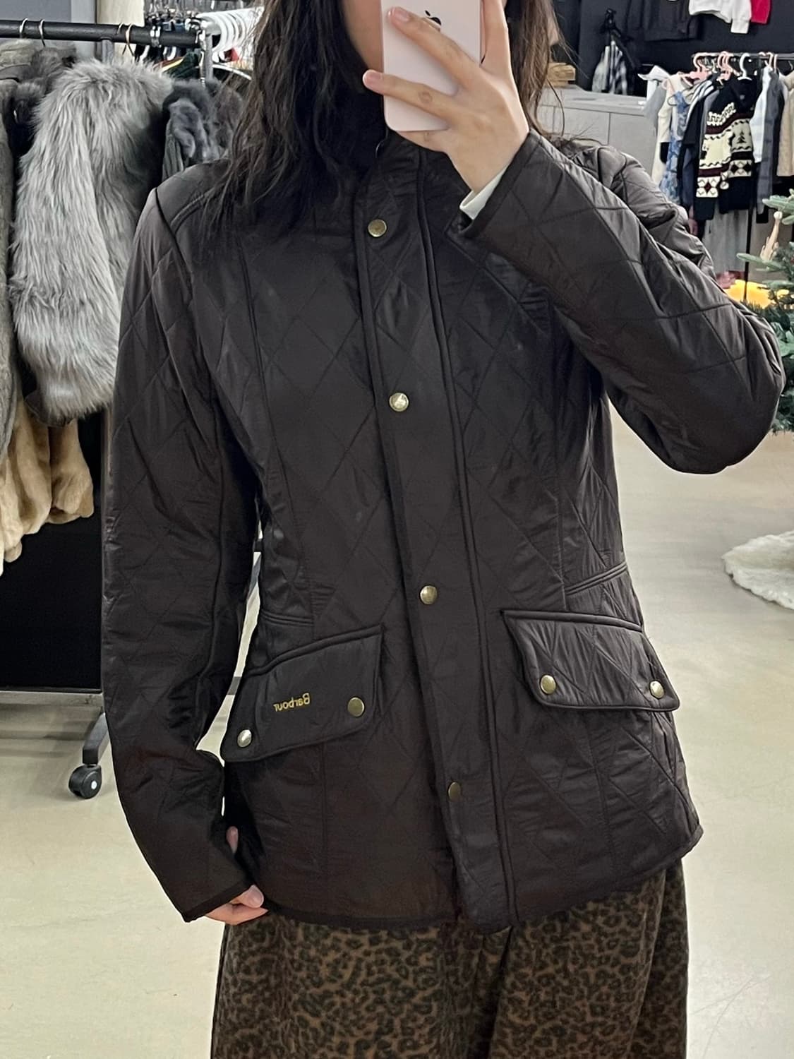 바버 퀄팅 자켓 상품이미지1