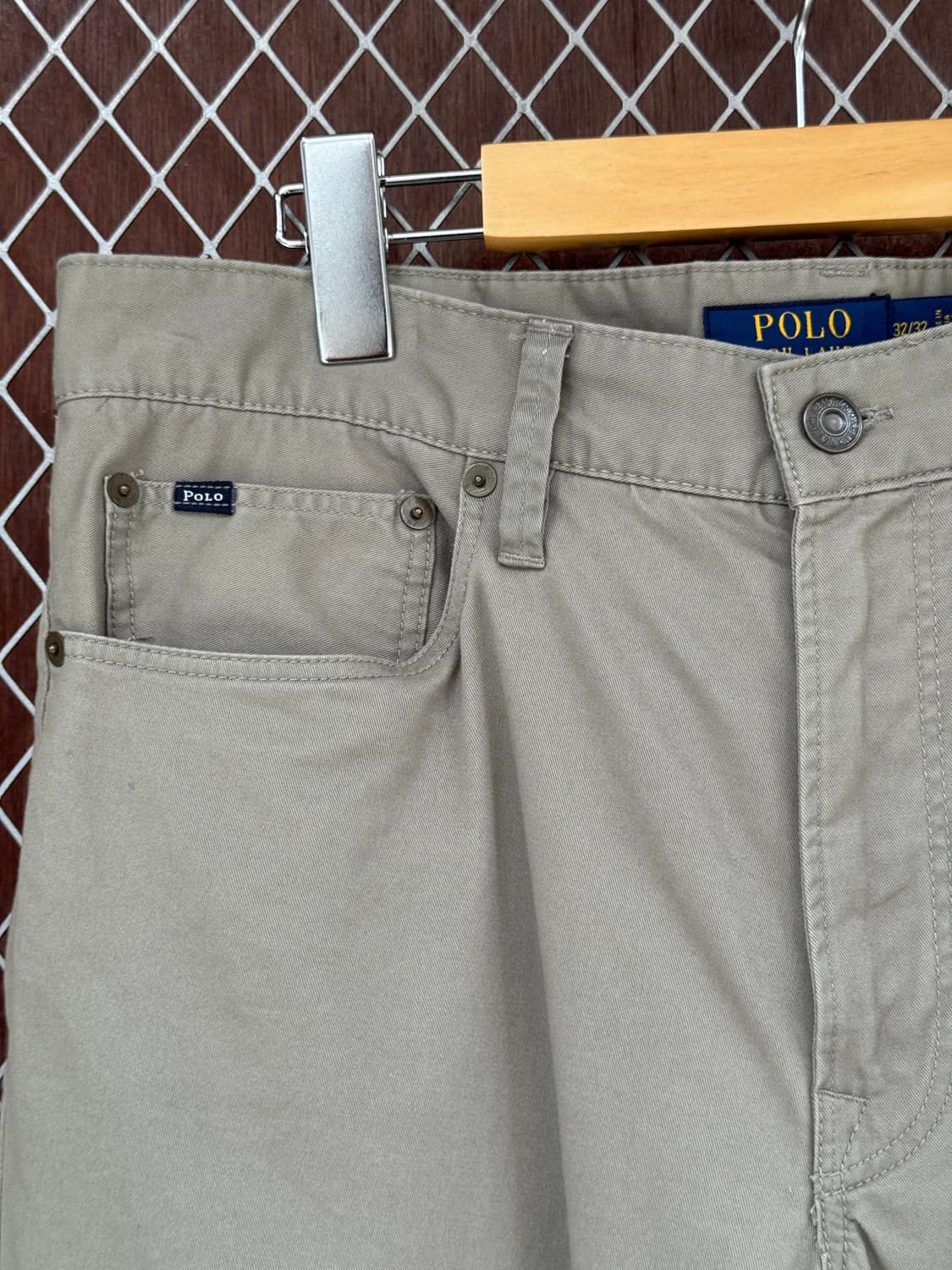 폴로랄프로렌 코튼 치노팬츠 연브라운 면바지 32 상품이미지2