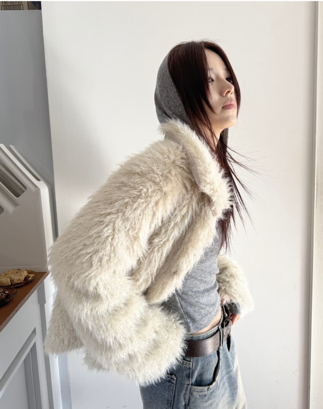 블랙업 오유알 모드니치 퍼자켓 상품이미지2