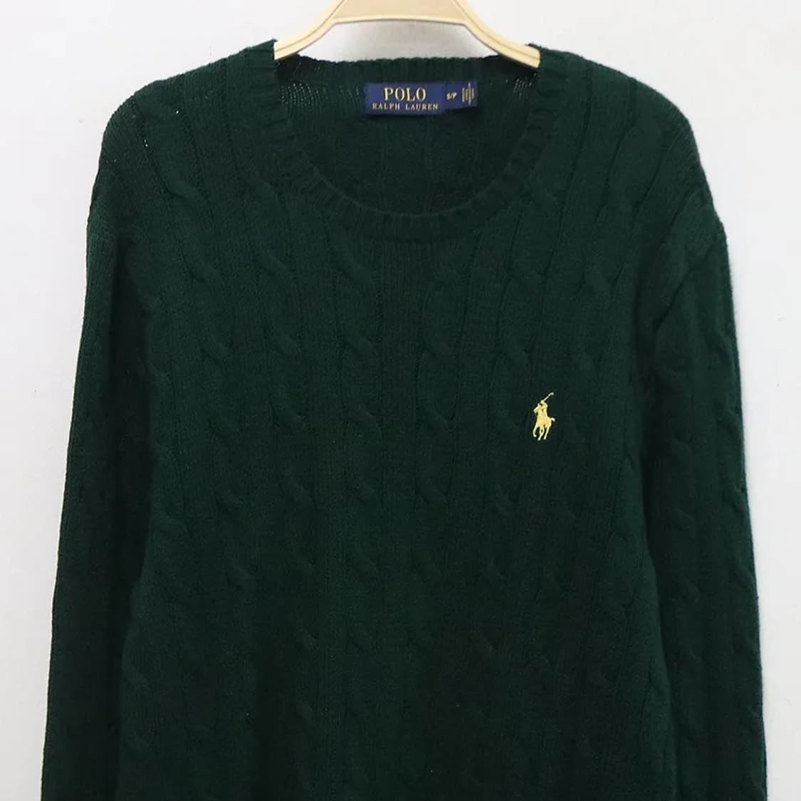 폴로랄프로렌 옐로우포니 꽈배기니트 61155 상품이미지3