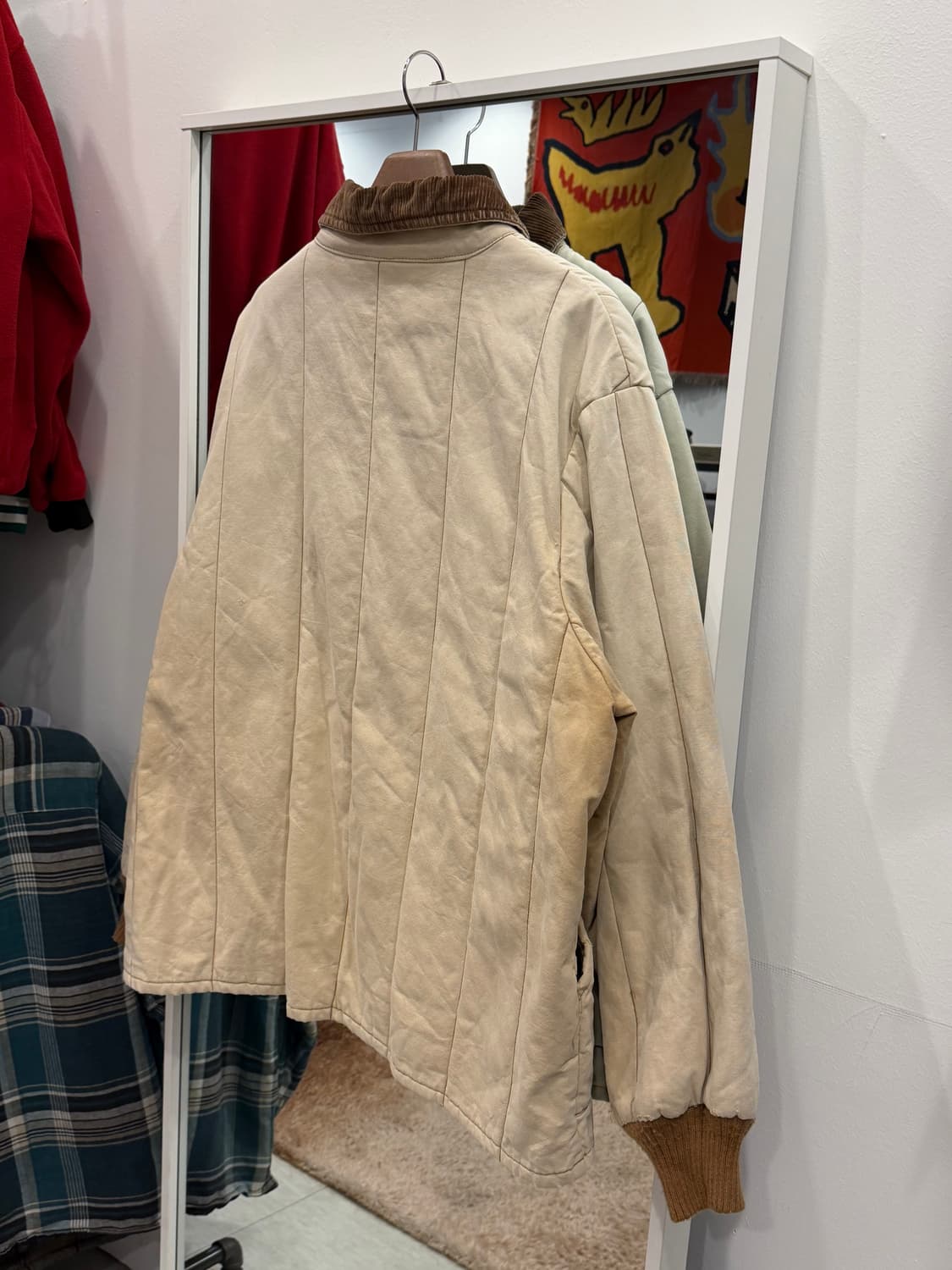 80-90s Walls 월즈 덕 캔버스 퀼팅 워크 자켓 (USA) 상품이미지4