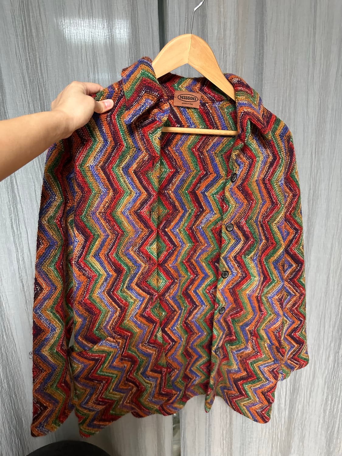 빈티지 미쏘니 니트 자켓 상품이미지1