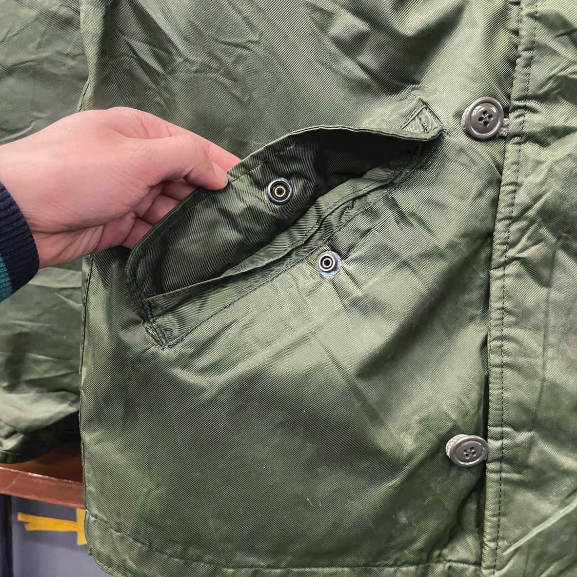 80s 오리지널 U.S NAVY 익스트림 A-1덱 자켓 밀리터리 N510 상품이미지5