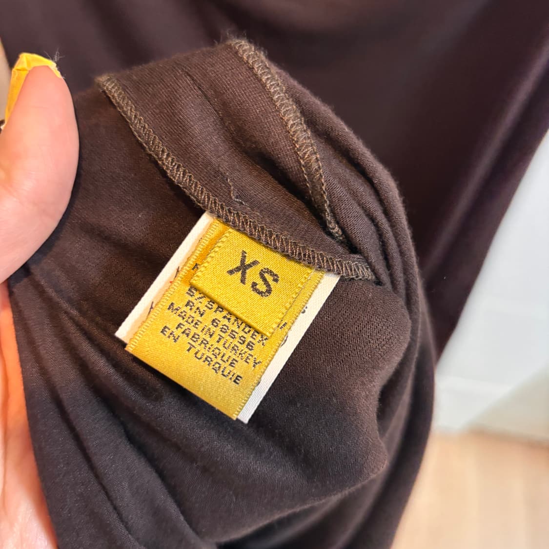 도나카란 DKNY 고급스러운 브라운 원피스 상품이미지5