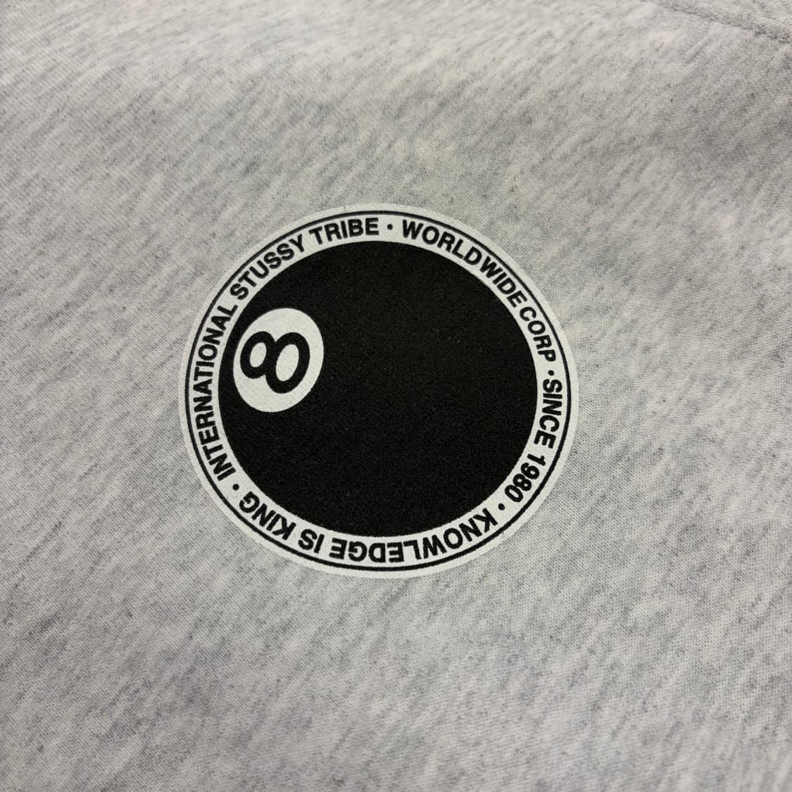 [S] 21ss 스투시 닷 8볼 후드티 그레이 B601 상품이미지5