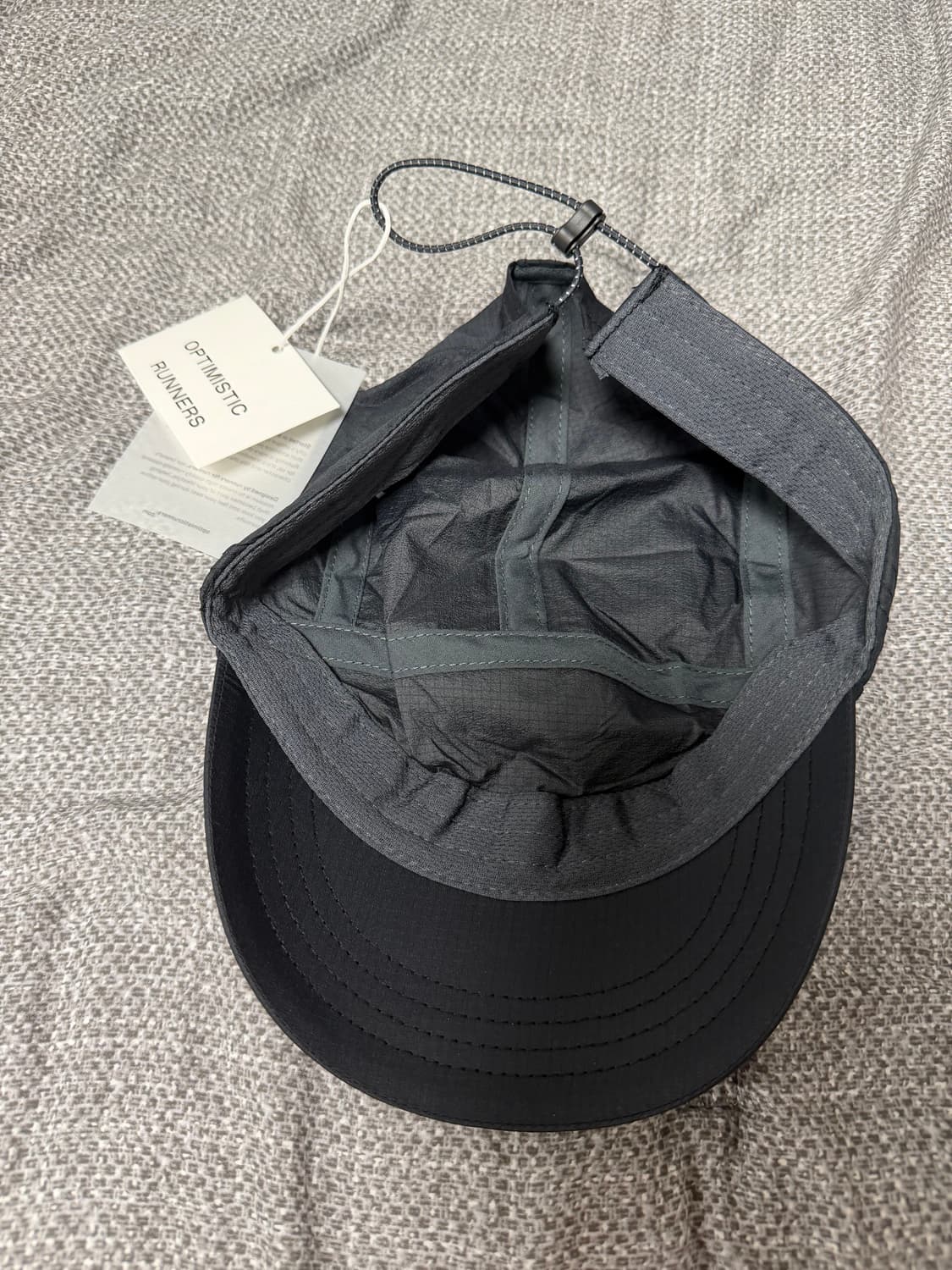 옵티미스틱 러너스 나일론 캡 블랙 상품이미지2