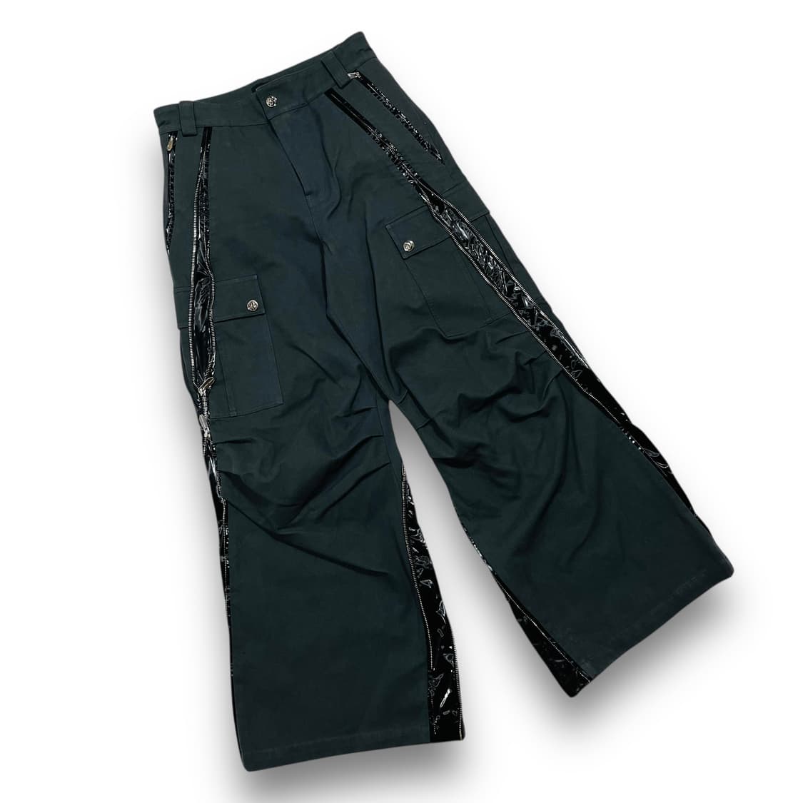 위어드 마켓 아이콘 해체주의 사이드 카고팬츠 상품이미지3