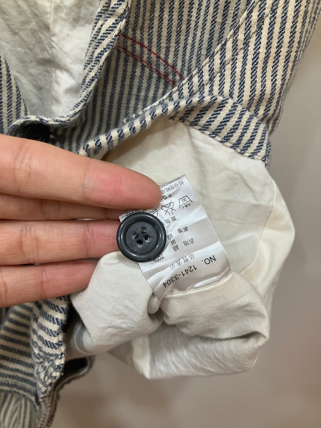 smiths american 스미스아메리칸 히코리 스트라이프 베스트 상품이미지5