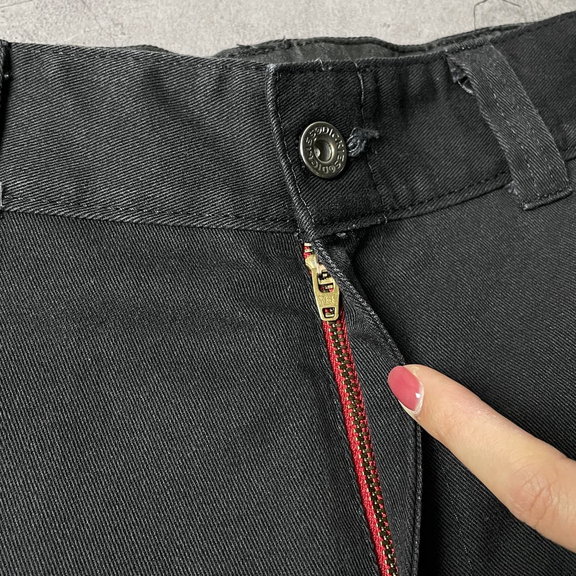 DICKIES 디키즈 빈티지 블랙 워크 팬츠 A01062 상품이미지3