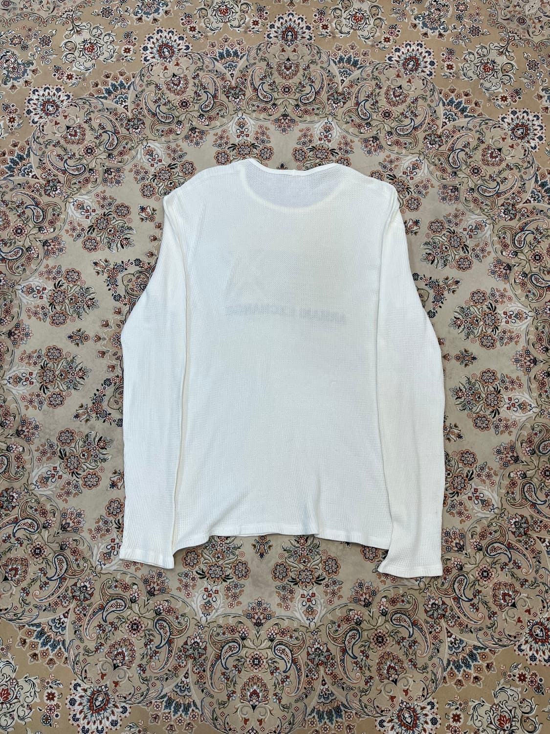 아르마니 익스체인지 프린팅 와플 롱슬리브 상품이미지3