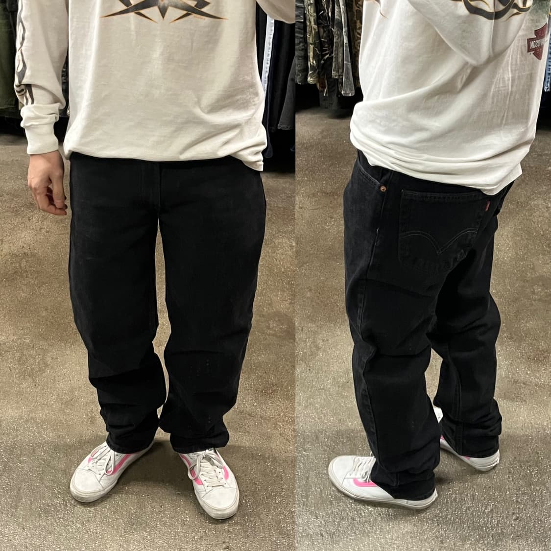 00s Levis550 블랙진 (31“) 상품이미지1