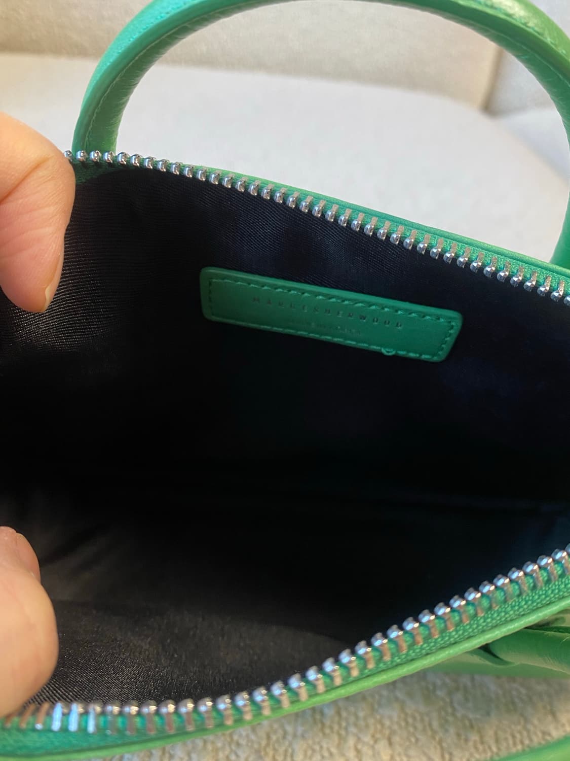 [마지셔우드] 스몰숄더백 그린 상품이미지4