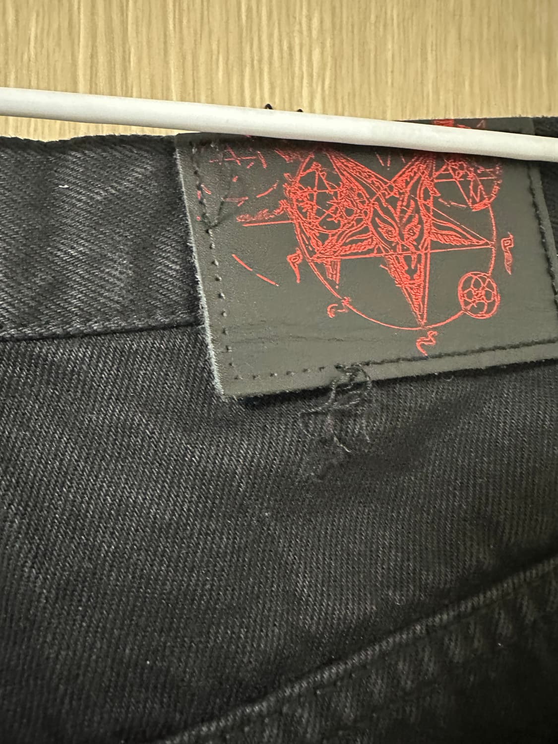 emostanceclub 레더 패치 플레어진 상품이미지5