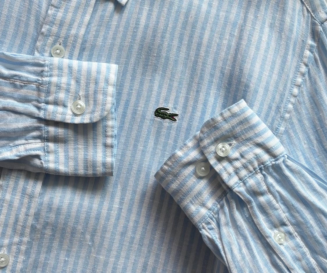 Lacoste 라코스테 스트라이프 린넨 셔츠 상품이미지3