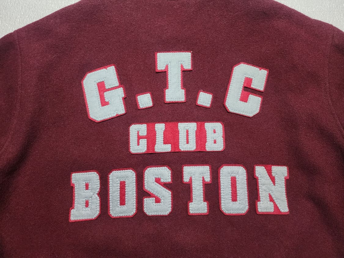 빈티지 80's 톰슨가젤 레터맨 울 바시티 자켓 상품이미지2