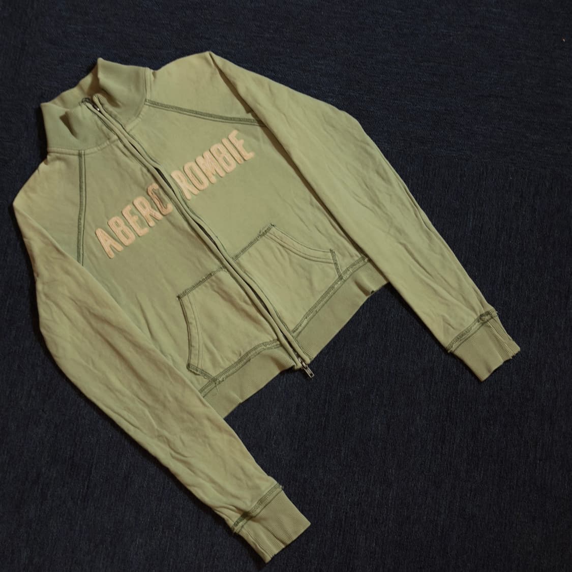 아베크롬비 여성 집업 자켓 그린 상품이미지1