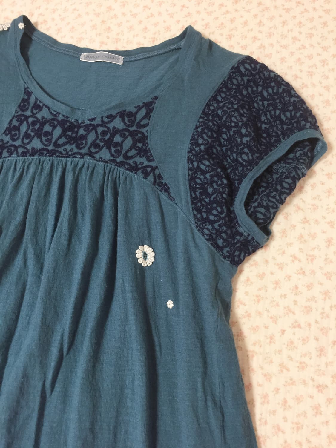 빈티지 츠모리치사토 하구미 블라우스 상품이미지2