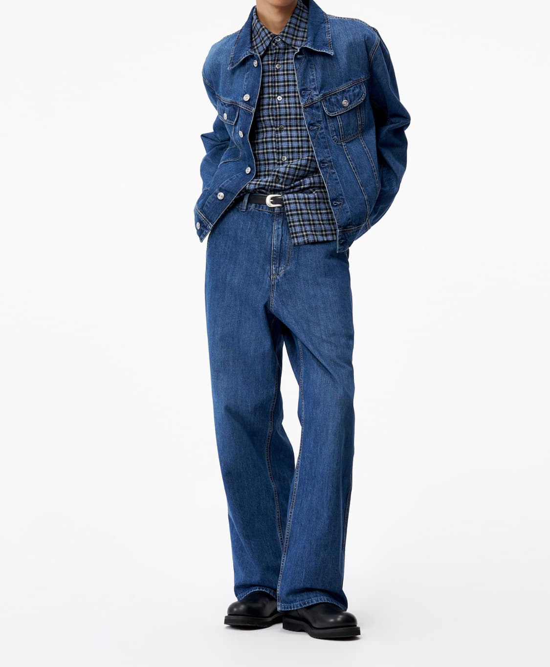 아워레가시 데님 셋업 재킷 48 팬츠 46 상품이미지10