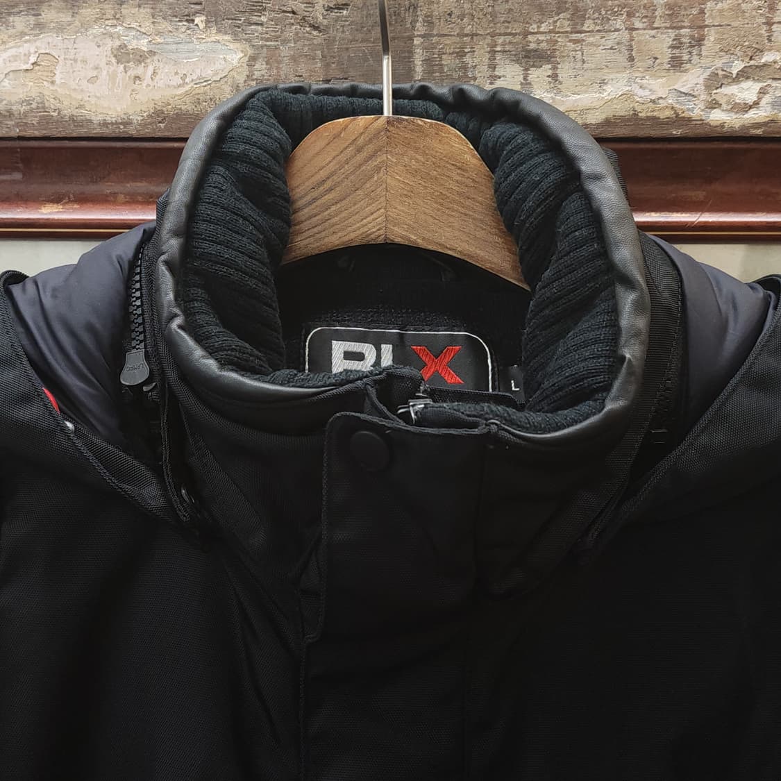 폴로 rlx 바이커 스포츠 자켓 하드쉘 아웃도어 점퍼 블랙 L 상품이미지4