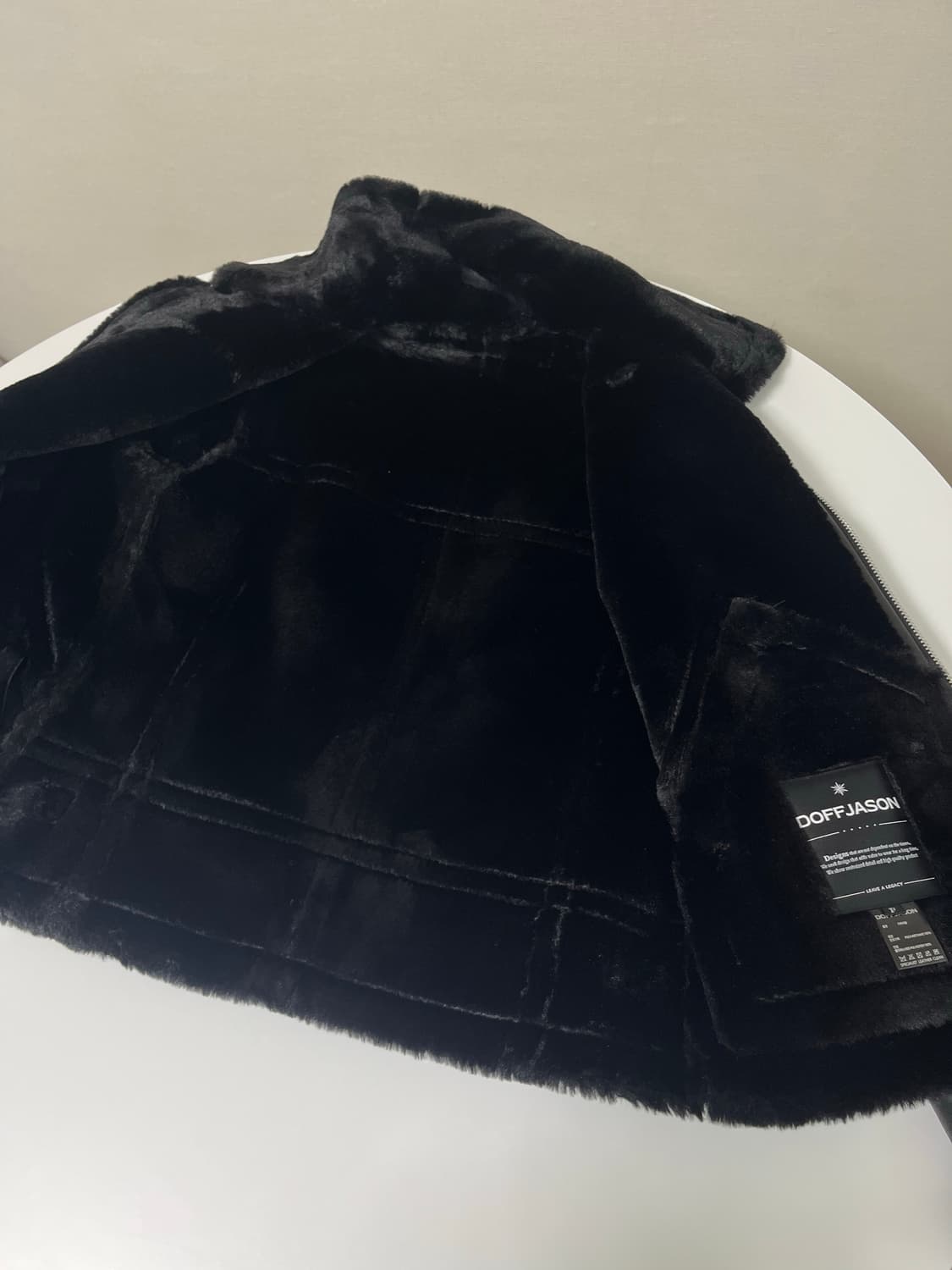 도프셉 레더 무스탕 새상품 상품이미지3