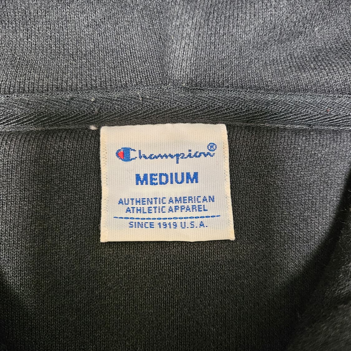 챔피온(Champion) 재팬 빅로고 후드집업 블랙 상품이미지4