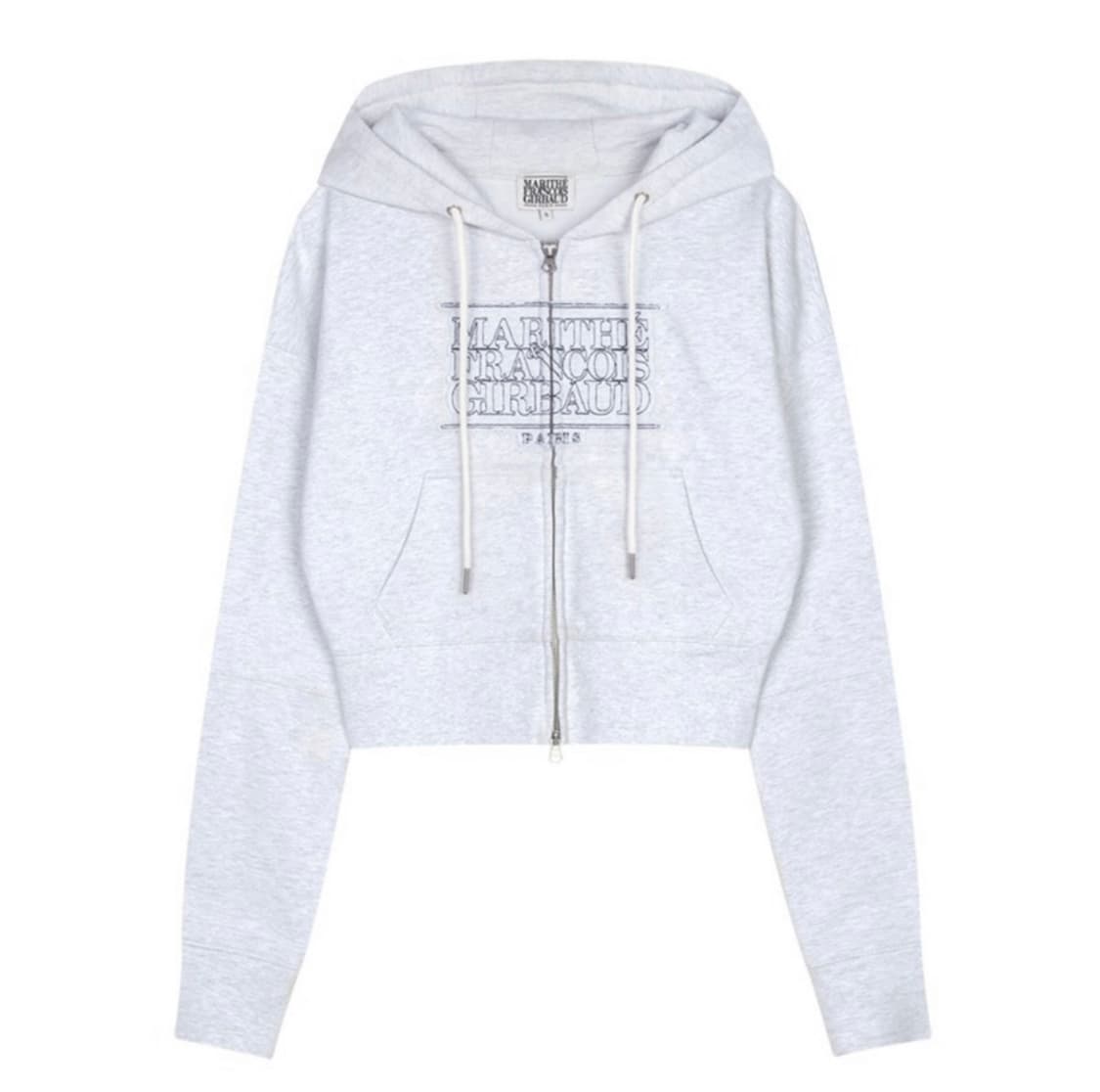 마리떼 클래식 로고 크롭 후드집업  상품이미지1