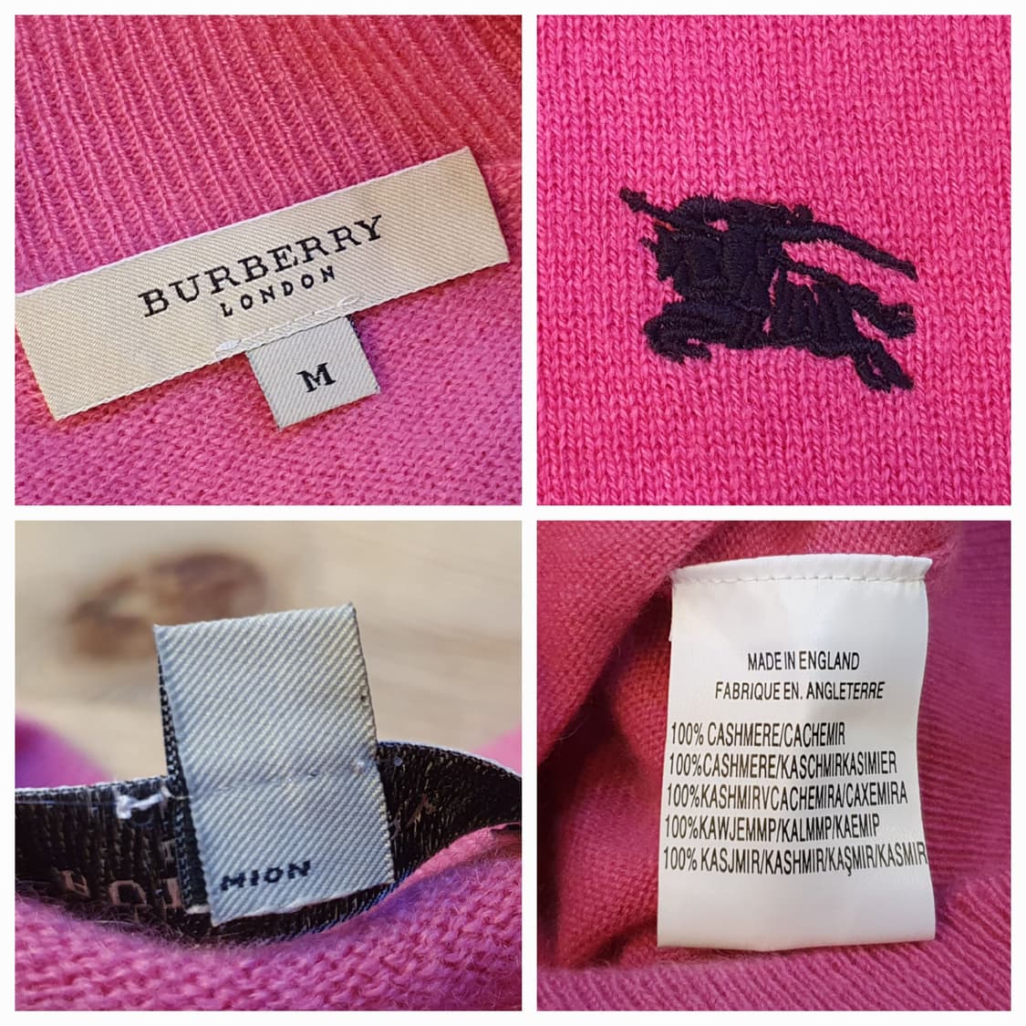 66.버버리 캐시미어 니트 상품이미지6