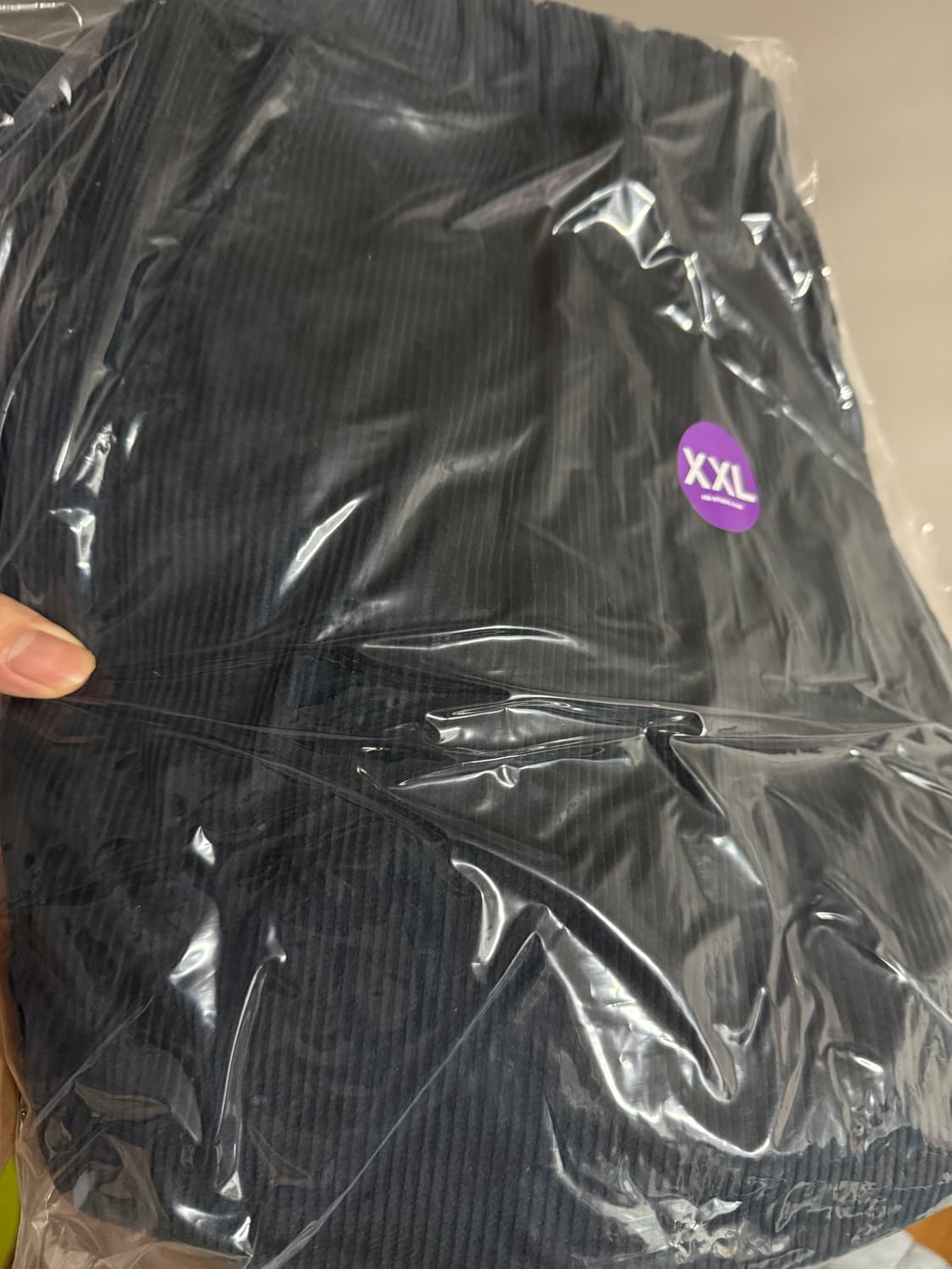 아이앱 스튜디오 코듀로이 팬츠 미드나잇 블루 새상품 XXL 상품이미지2