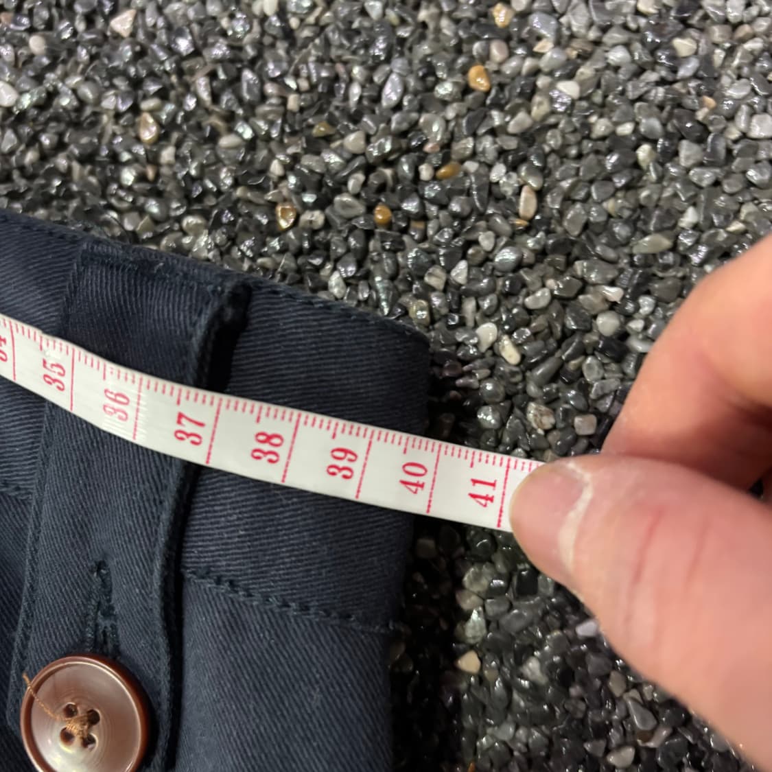 Marshell artist 골프 자수 네이비 코튼 팬츠 상품이미지6