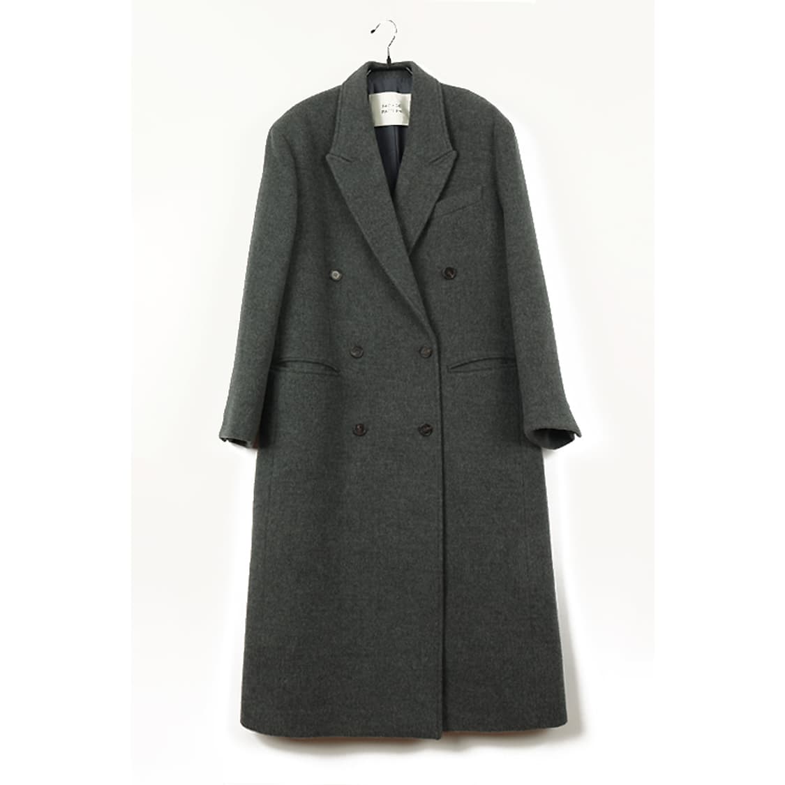 FACADE PATTERN 캐시미어더블코트(S) 파사드패턴 캐시미어코트 상품이미지1