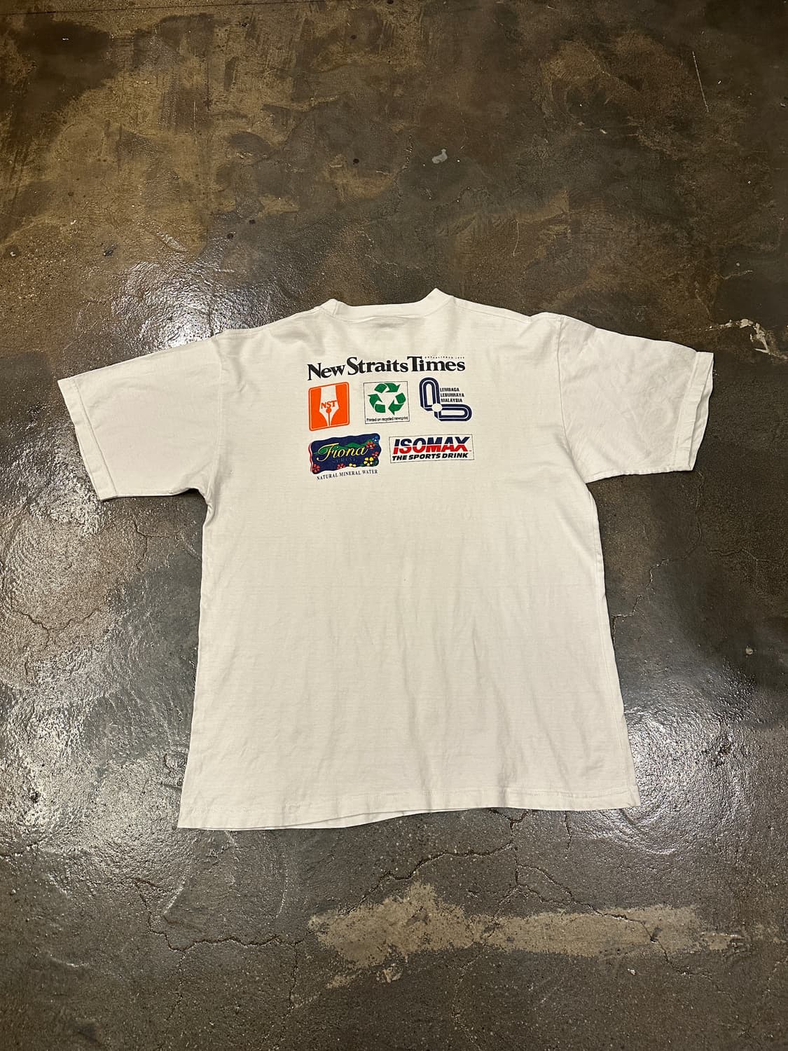 90s 페낭 브릿지 러닝맨 그래픽 반팔티 XXL 상품이미지2