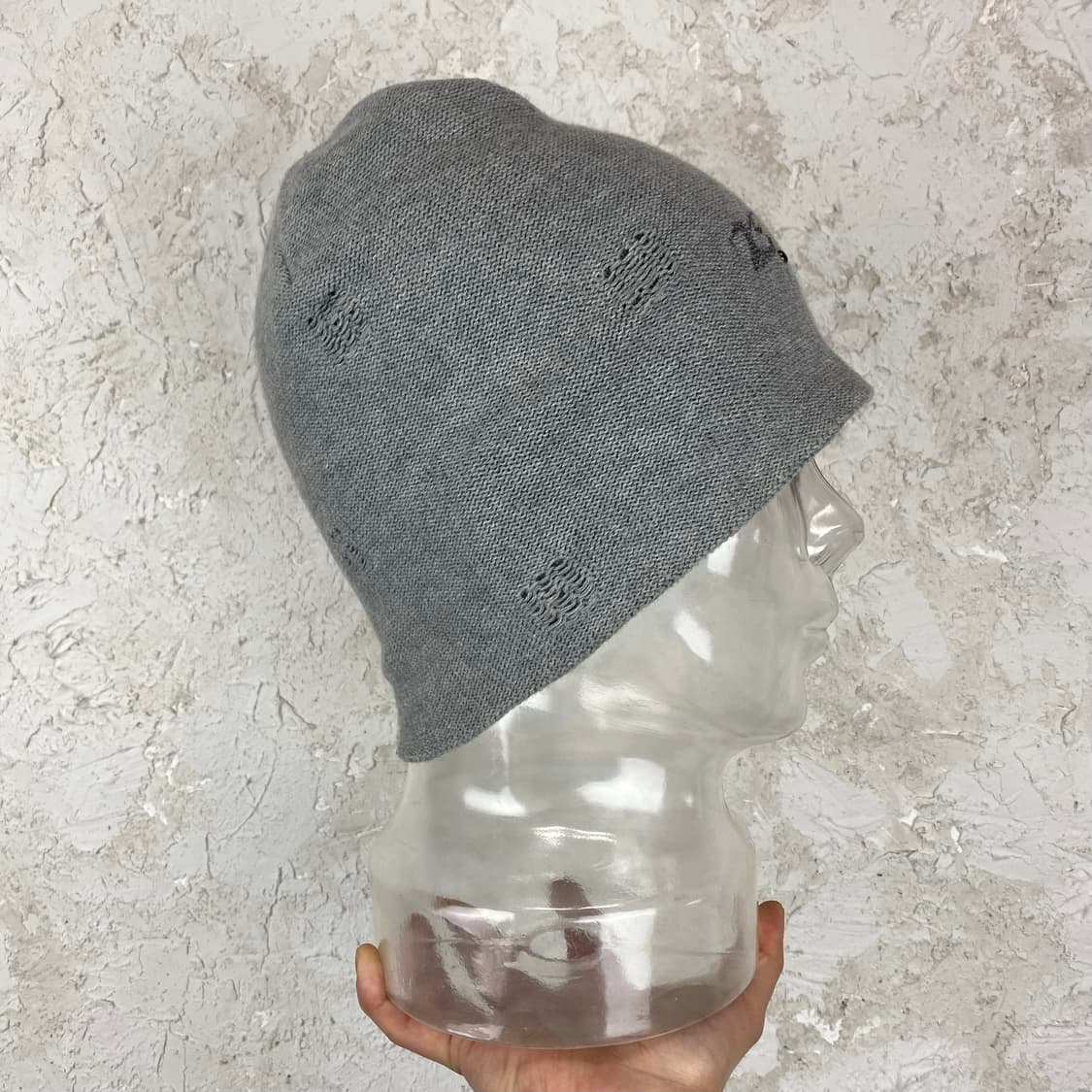 CLRIDE 데미지 스터드 그런지 비니 상품이미지3