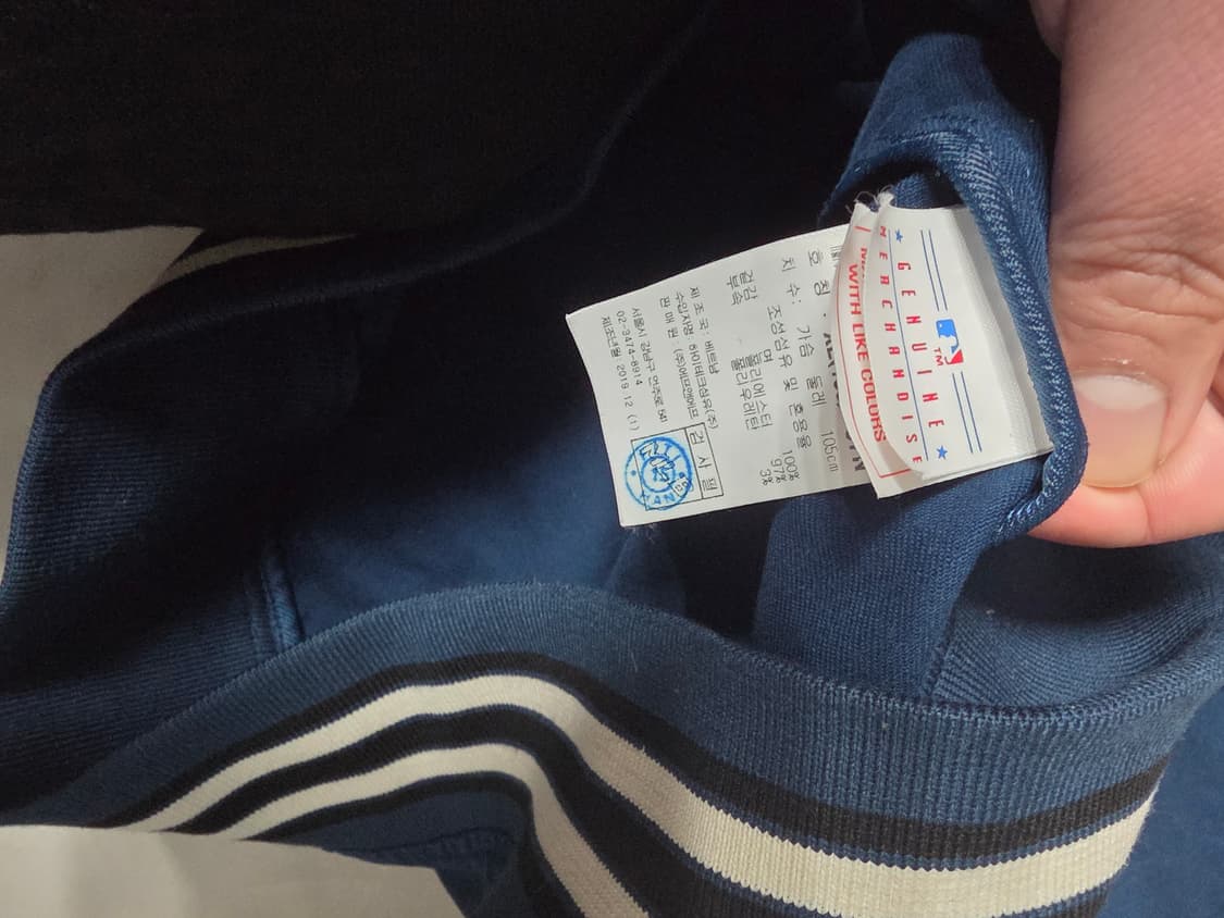MLB LA Varsity Jacket Navy XL 상품이미지3