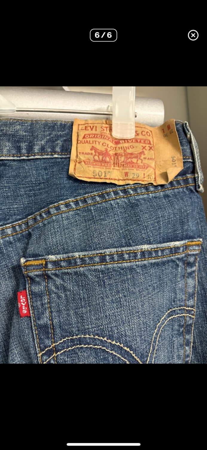리바이스501 W29L30 상품이미지6
