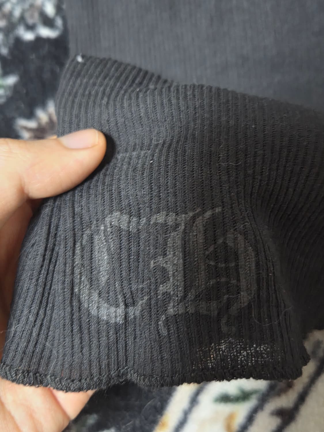 크롬하츠 헤어리 크로스 '립 탱크 블랙 상품이미지8