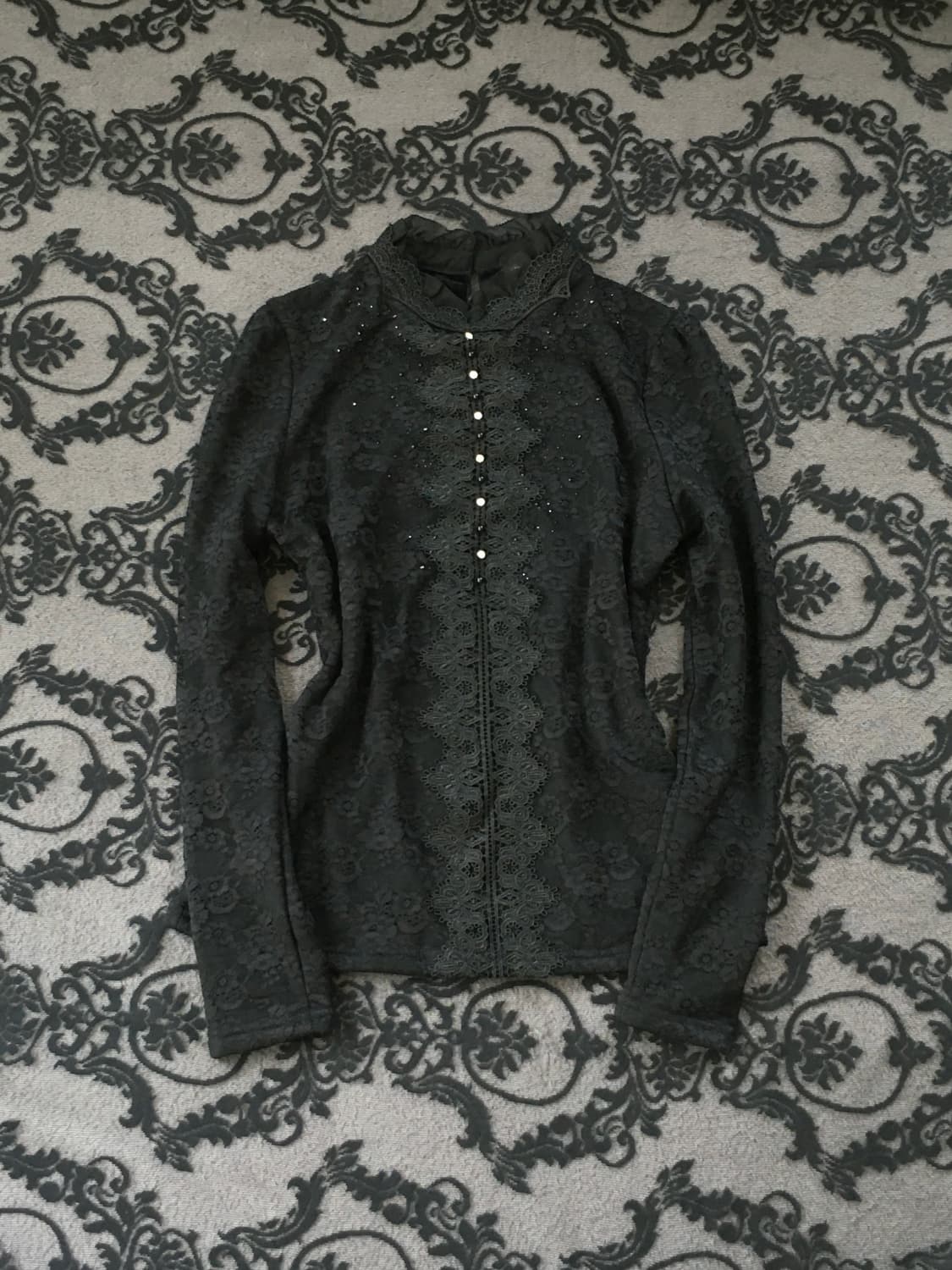 레이스 오리엔탈 고딕 블라우스 상품이미지1