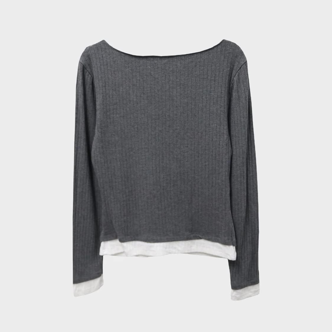 DAZY  딥 브이넥 레이어드 티셔츠 61747 상품이미지2