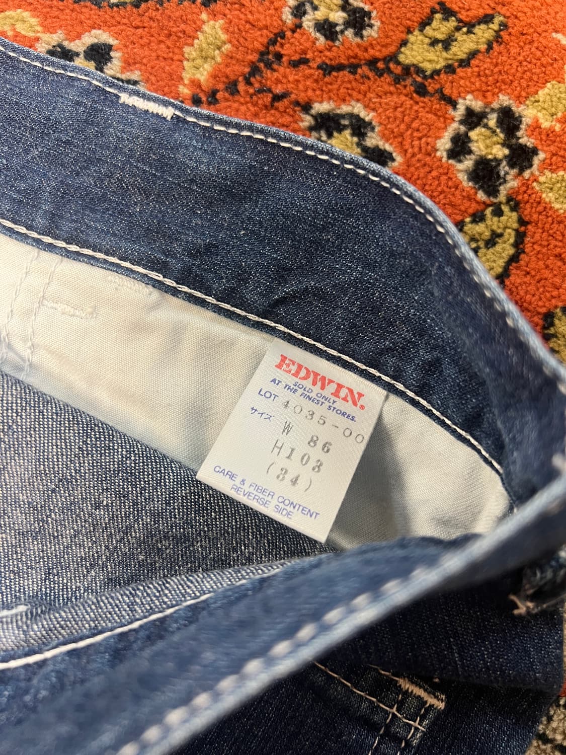 [34] 에드윈 빈티지 카펜터 데님 팬츠 상품이미지8