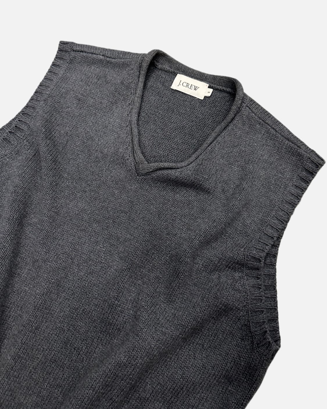 J.CREW grey v-neck knit vest 상품이미지2