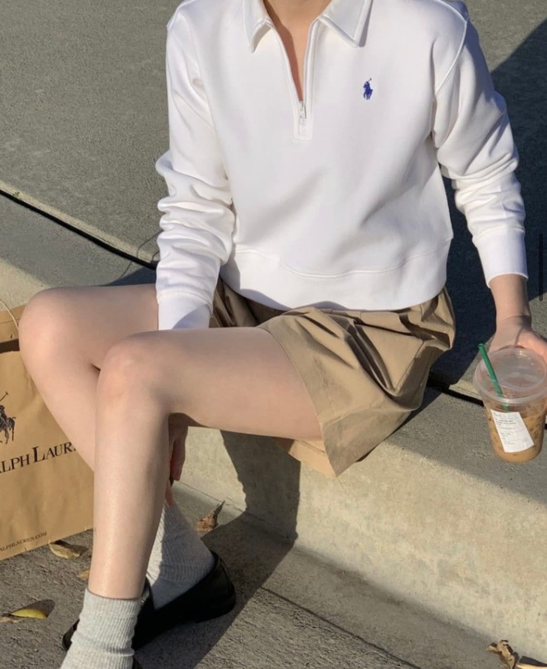 (메이시스,새상품)폴로 랄프로렌 빅걸즈 반집업 맨투맨 상품이미지4