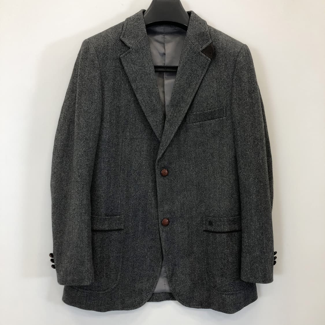 마에스트로 캐시미어 헤링본 모직자켓 100 상품이미지1